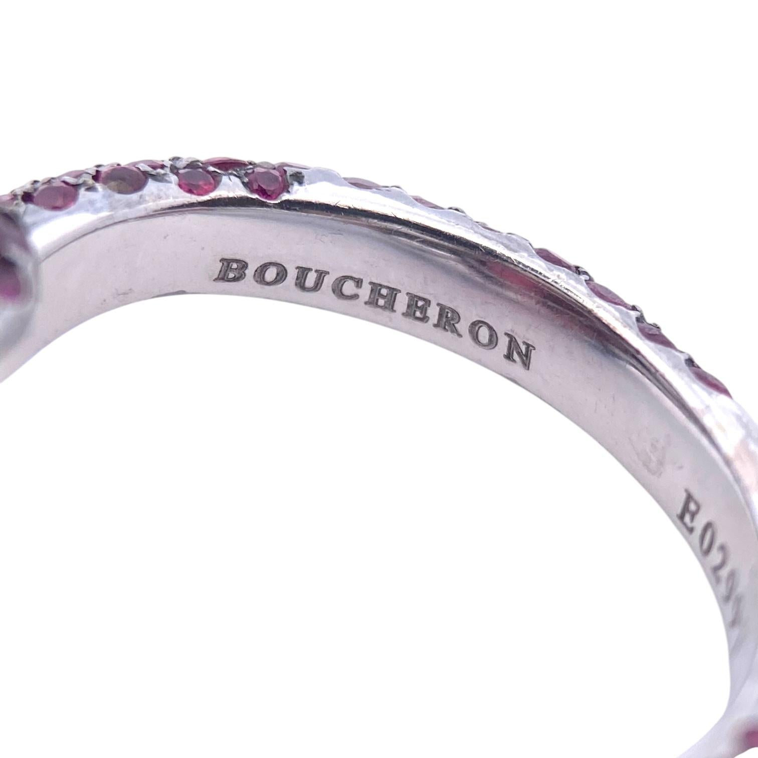Boucheron Tourmaline Ruby Emerald Python Ring