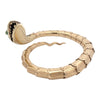 Vintage 14K Enamel & Diamond Articulated Snake Bracelet