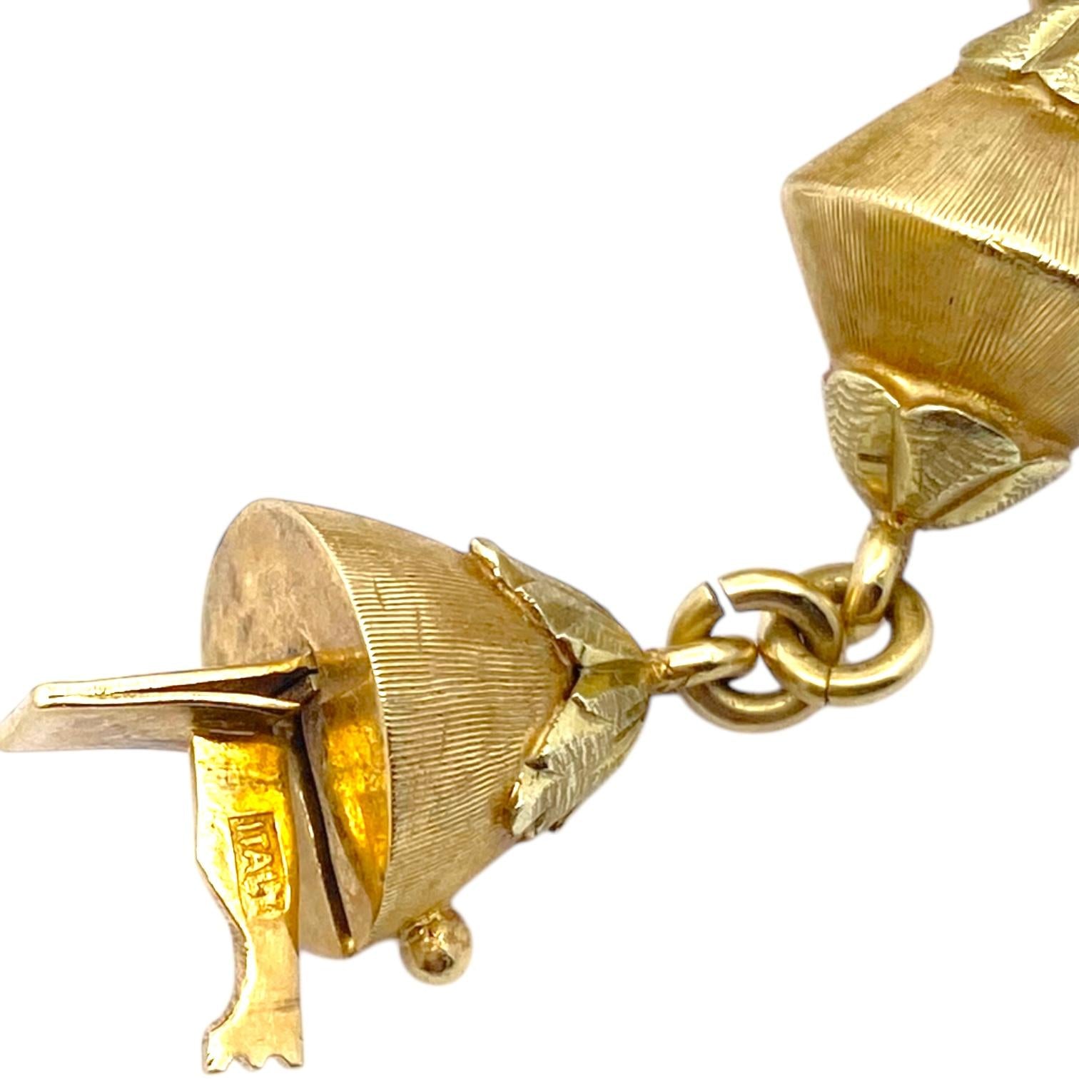 Vintage MOBA 18K Yellow Gold Bracelet