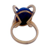 Vintage 14K Yellow Gold Lapis Lazuli Ring
