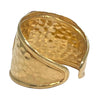 Vintage 14K Yellow Gold Cigar Band Ring