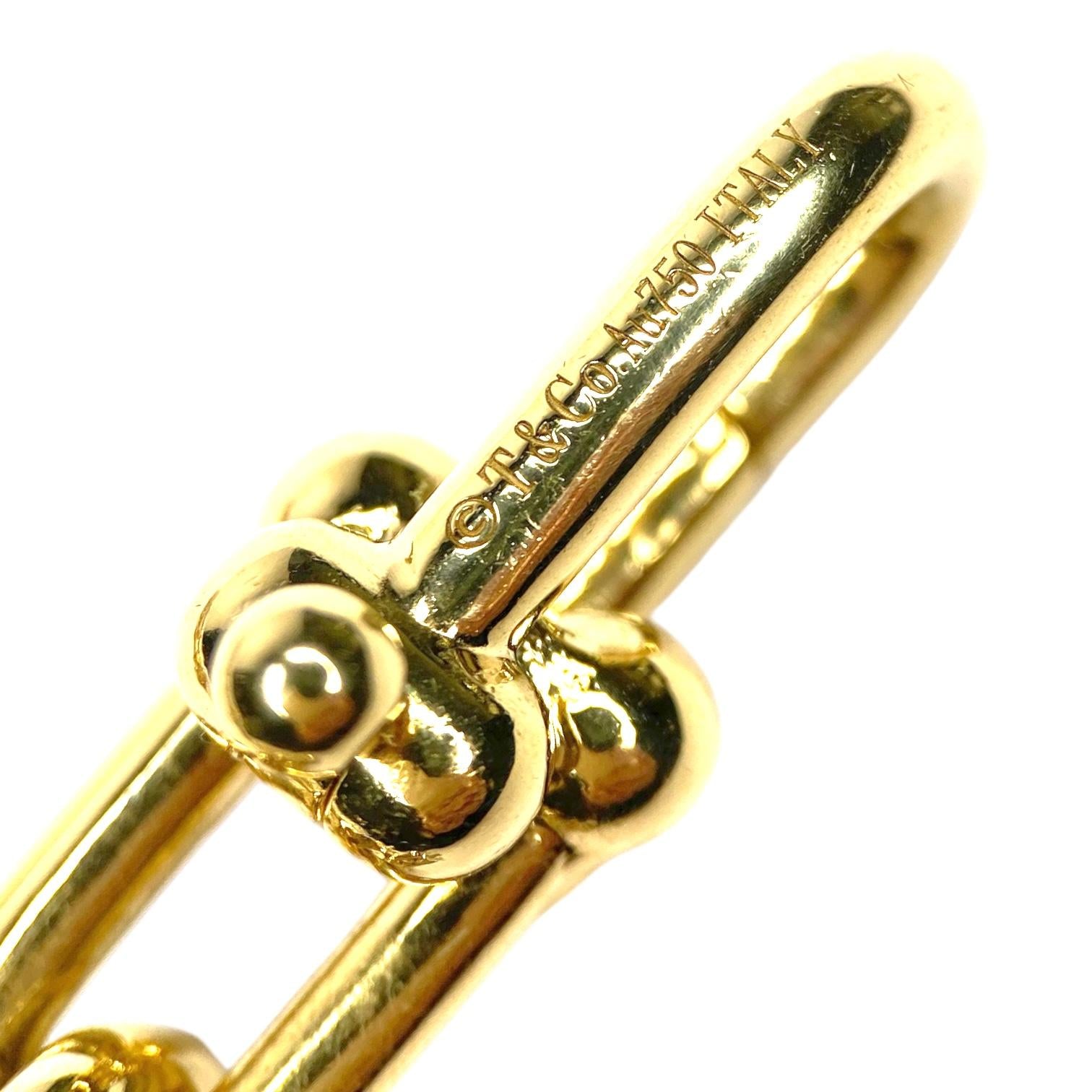 Tiffany & Co. 18K Yellow Gold Diamond HardWear Large Links Bracelet