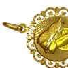 Vintage "Fortuna, Goddess of Luck" 18K Double Sided Pendant