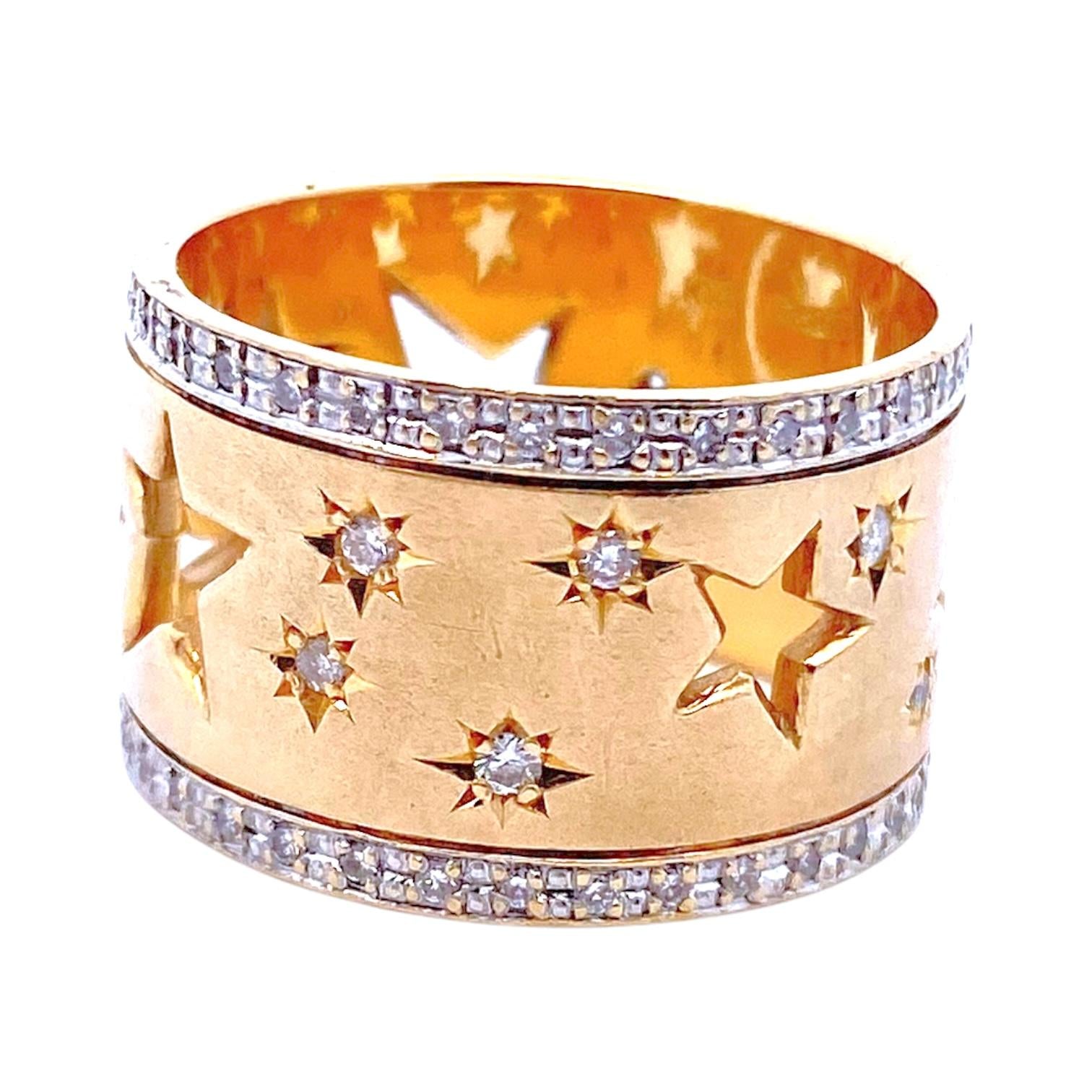 Show Yamagata 18K and Platinum Celestial Diamond Band Ring