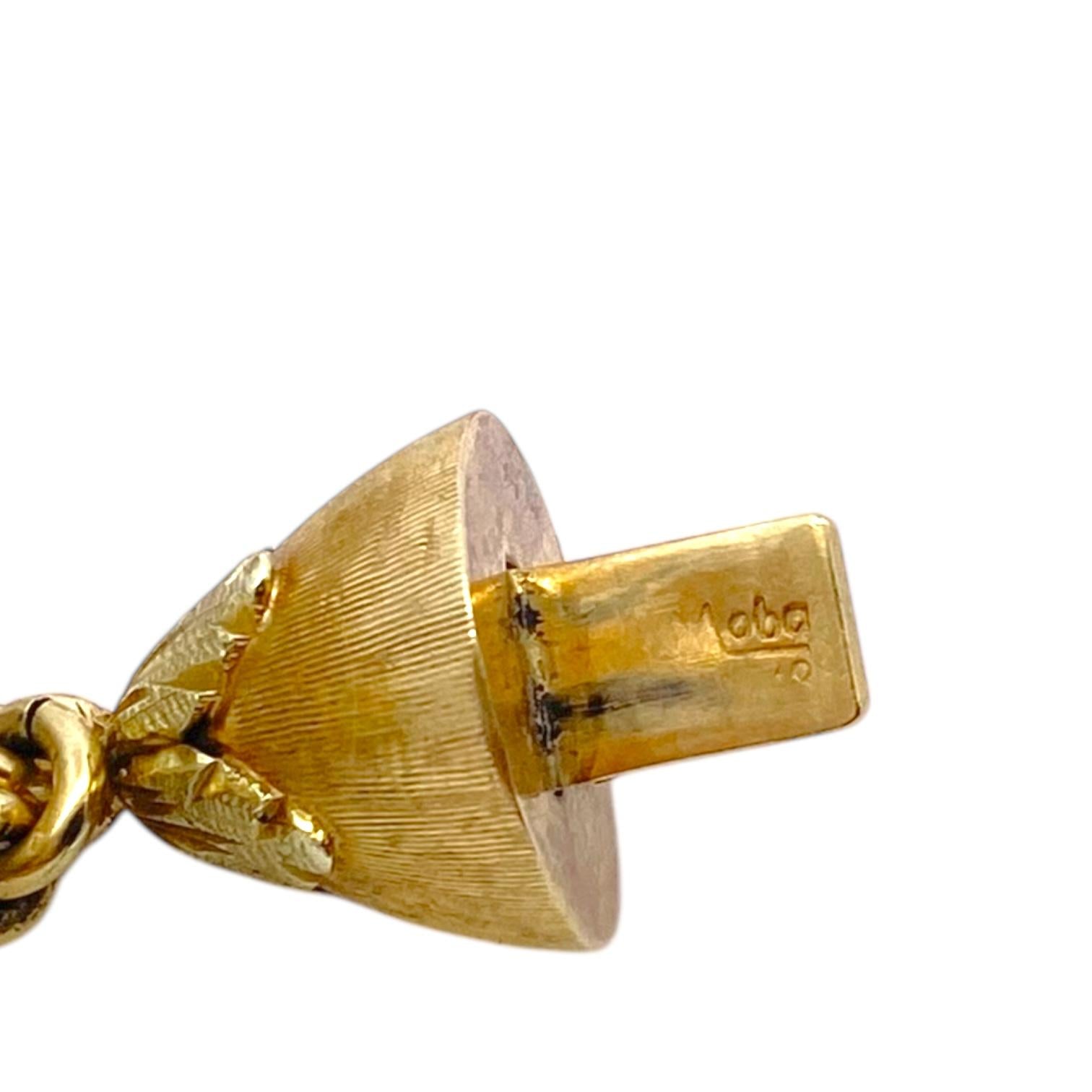 Vintage MOBA 18K Yellow Gold Bracelet