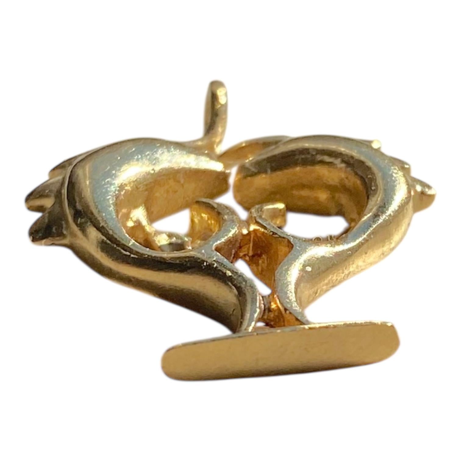 Vintage 14K Gold Pieces Zodiac Charm Pendant