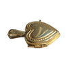 Vintage 14K Yellow Gold Heart Locket Pendant