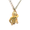 Carrera Y Carrera Diamond 18K Yellow Gold Moon Child Pendant Chain Necklace