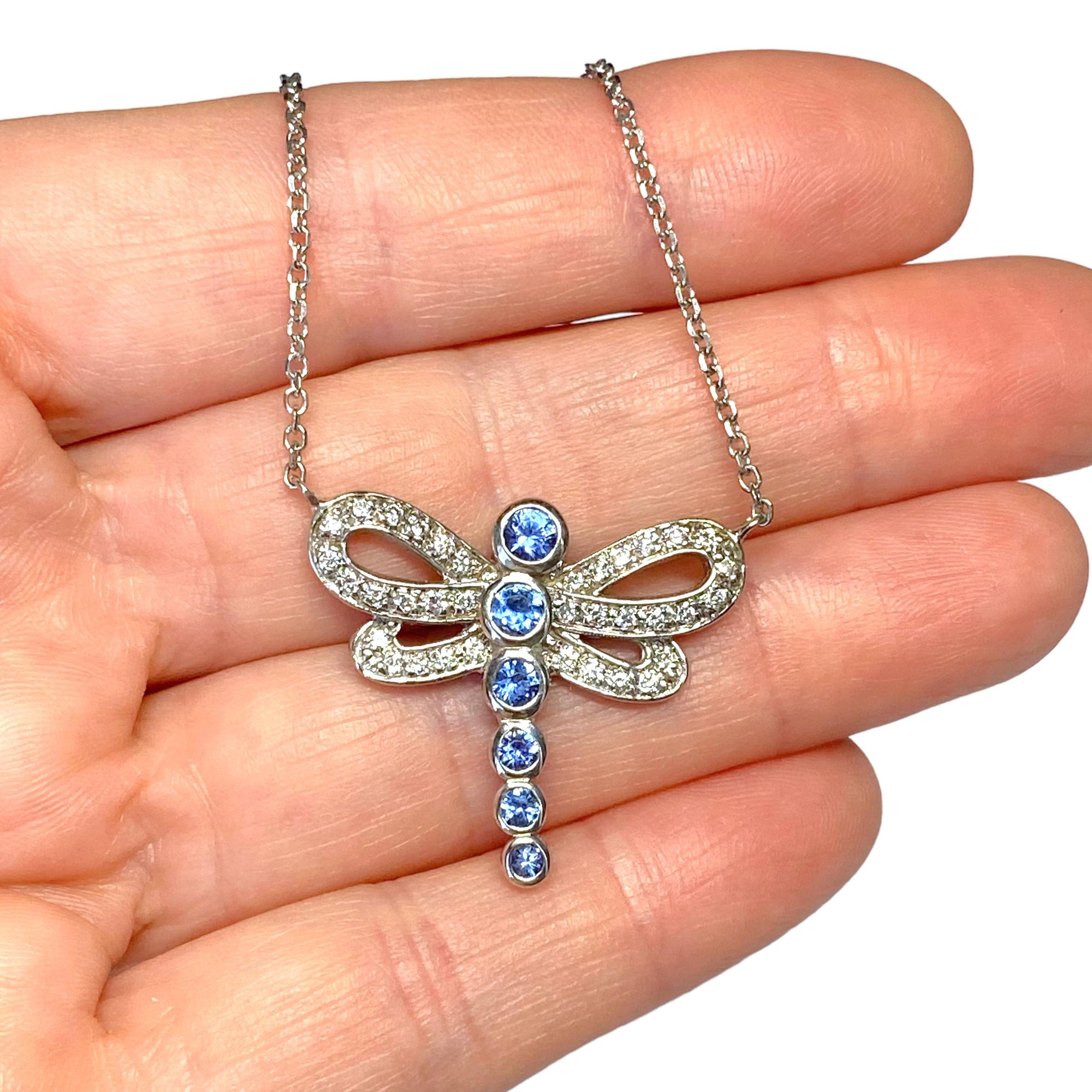 Vintage dragonfly necklace cheap
