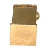 Vintage 14K Gold Articulating Phone Booth Charm Pendant