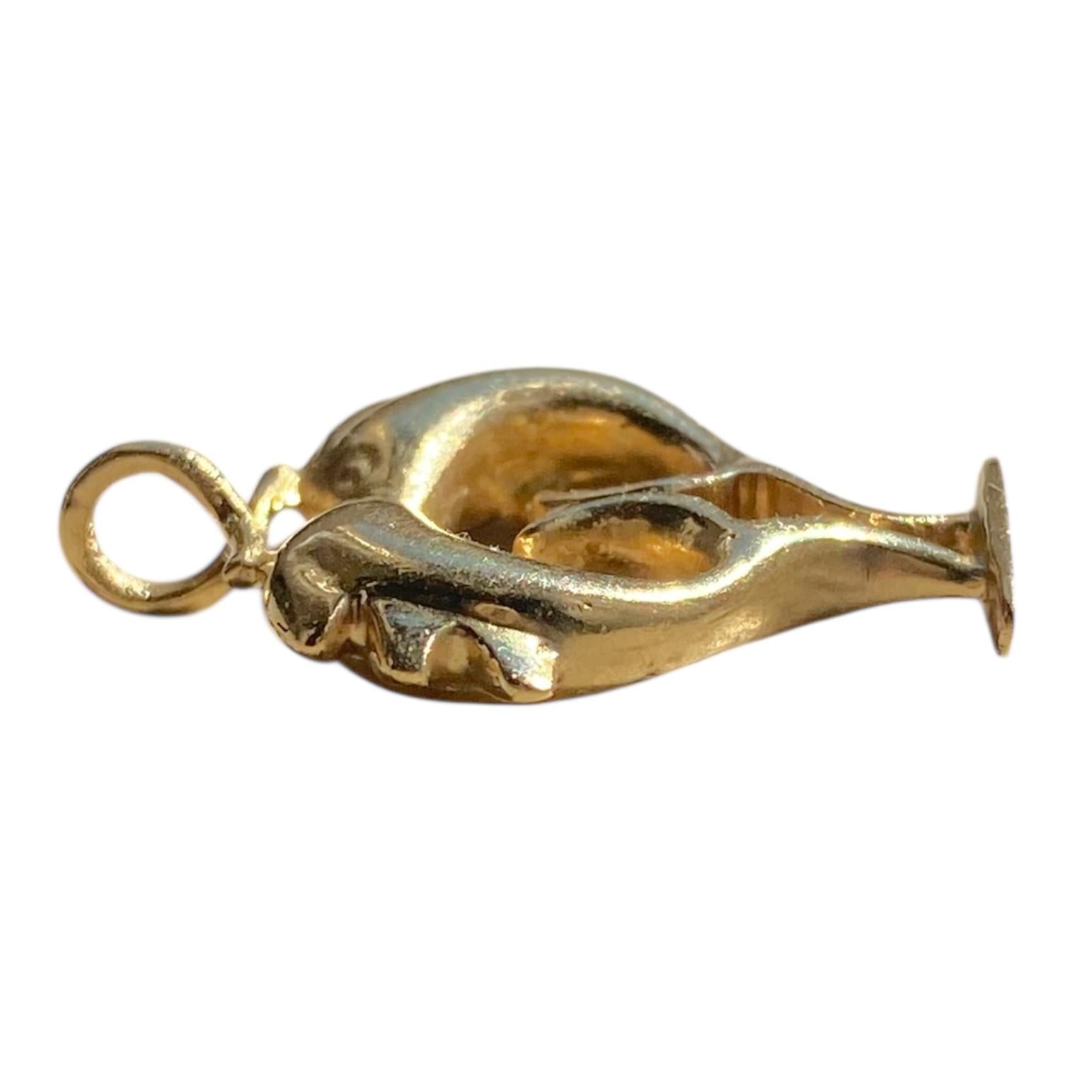 Vintage 14K Gold Pieces Zodiac Charm Pendant