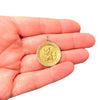 Vintage 14K Yellow Gold Saint Christopher Pendant