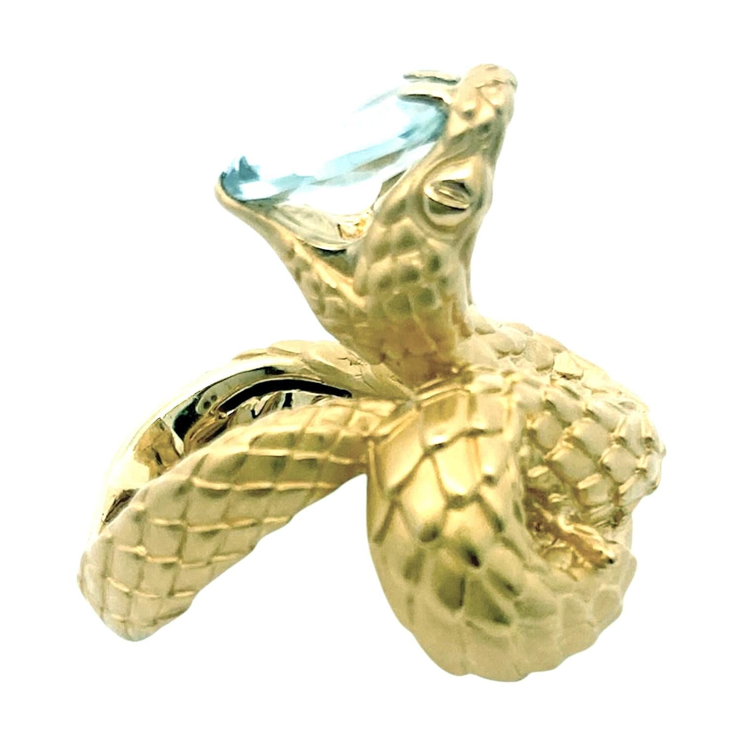 Carrera y Carrera 18K Yellow Gold Snake Ring