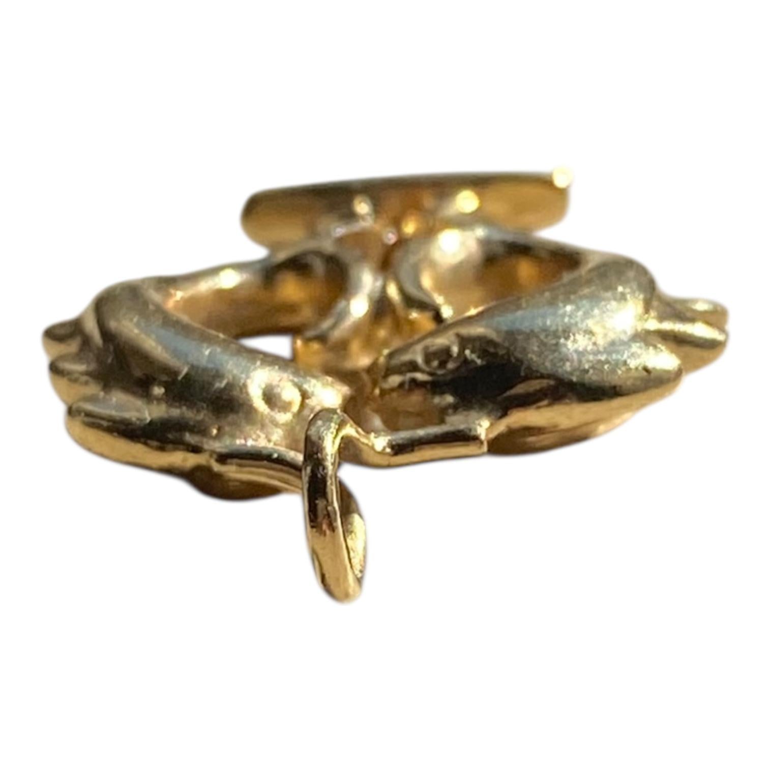 Vintage 14K Gold Pieces Zodiac Charm Pendant