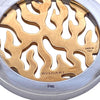 Vintage Bvlgari Tondo Fire Diamond 18K Stainless Pendant