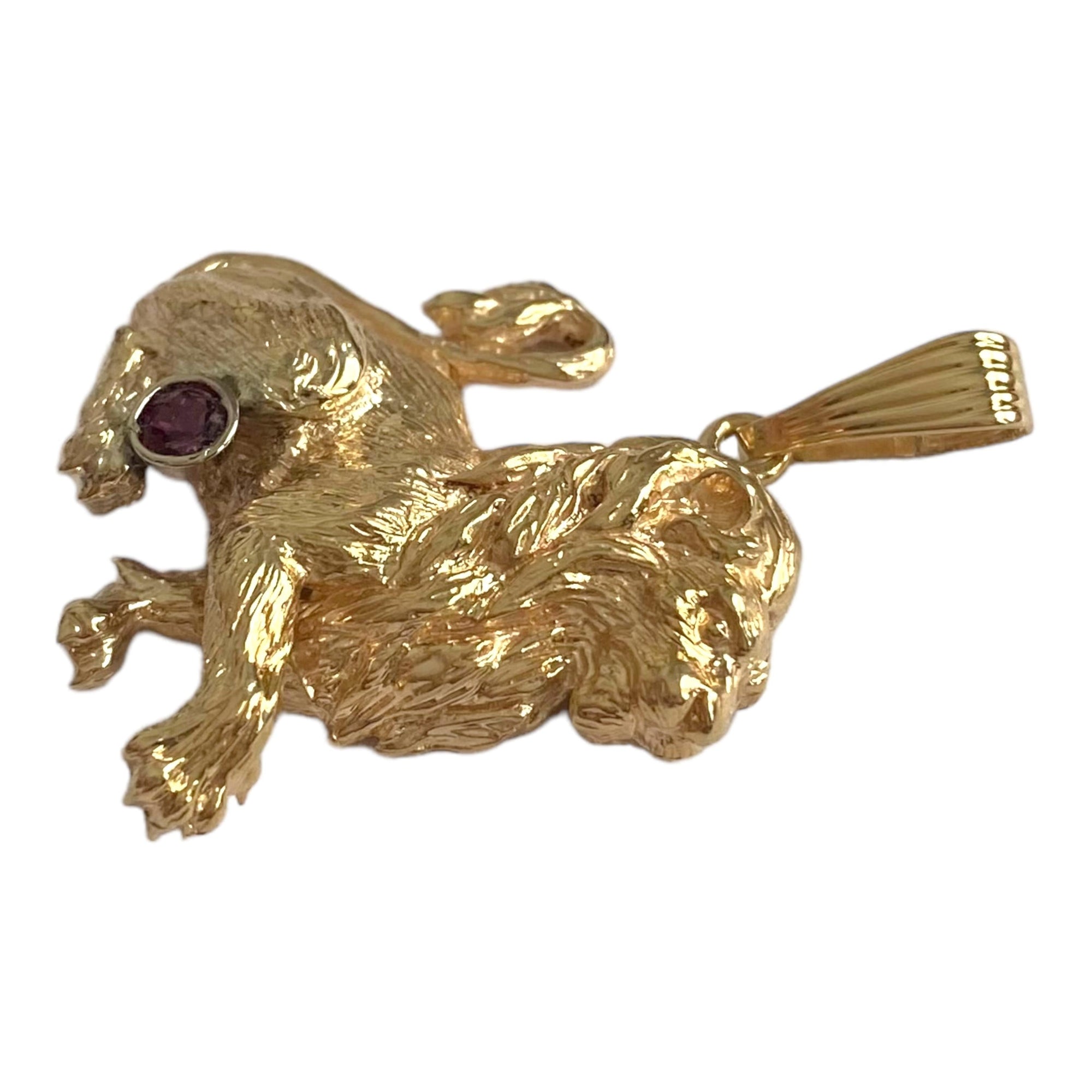 Vintage 14K Gold Leo Pendant
