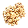 Vintage Chiampesan 18K Yellow Gold Beaded Earrings