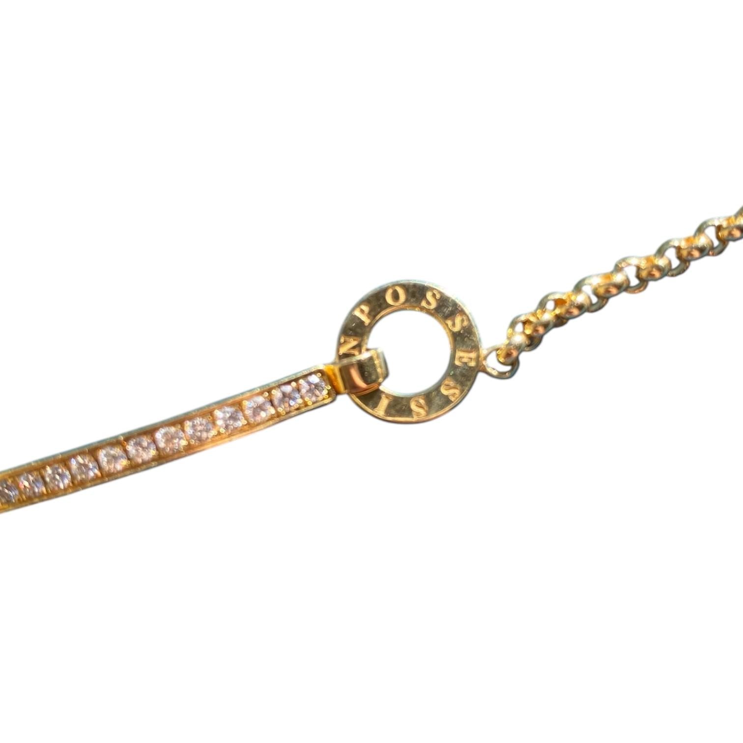 Piaget Possession 18K Yellow Gold Diamond Bracelet