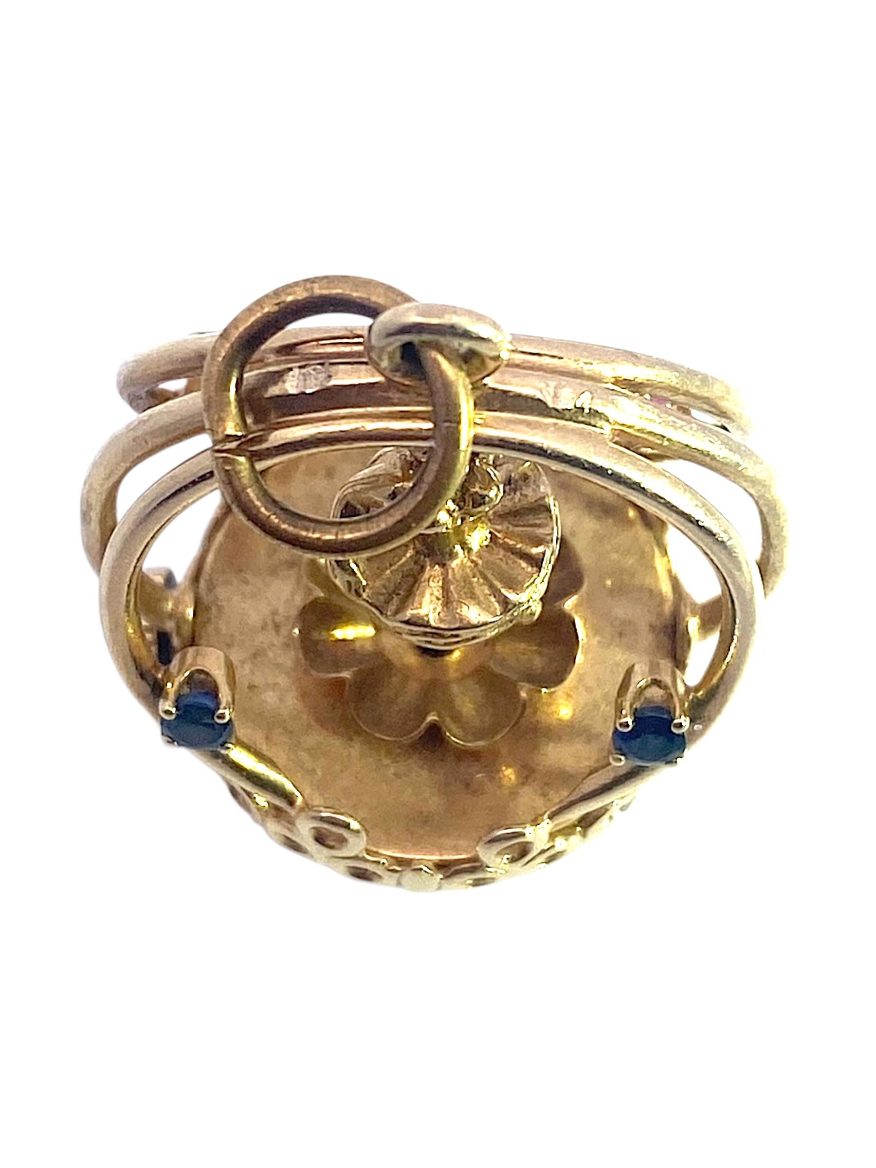 Vintage 14K Gold “Ballerina” Living Charm