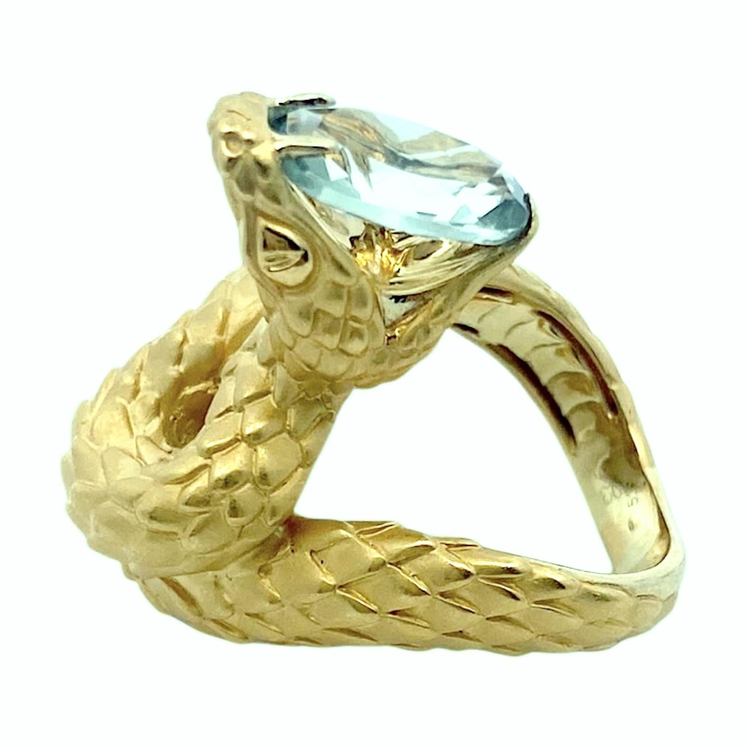Carrera y Carrera 18K Yellow Gold Snake Ring