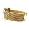 Vintage 18K Diamond Mesh Band Ring
