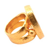 GURHAN Antiquities 24K Gold Large Carnelian Intaglio Signet Ring