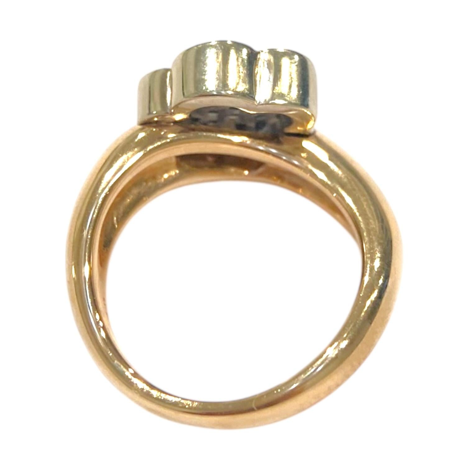 Ponte Veccio 18K Pave Diamond Flower Ring