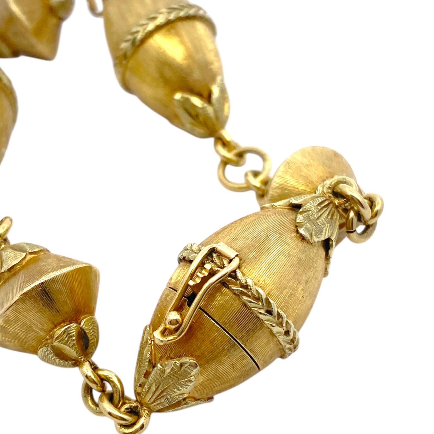 Vintage MOBA 18K Yellow Gold Bracelet