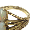 Vintage 14K Gold Opal Cluster Ring