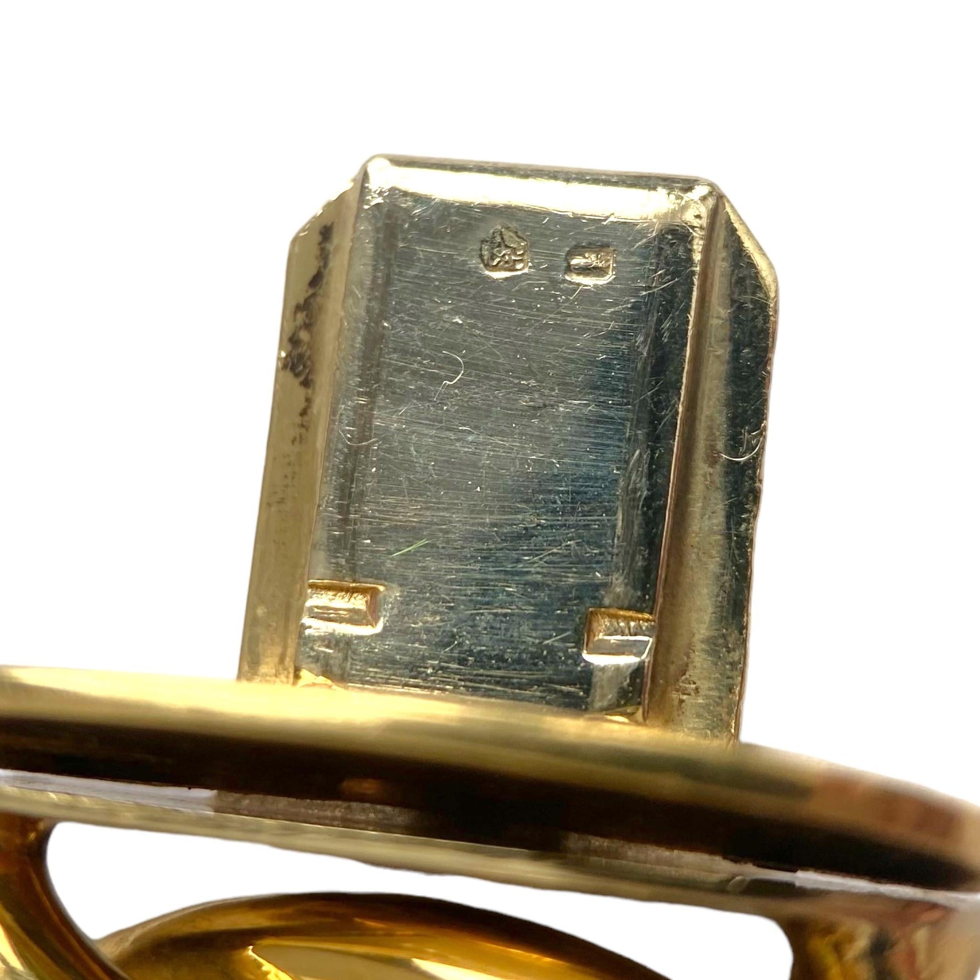 Vintage ENRICA CISLAGHI 19K Gold Collar Necklace