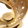 Vintage 18K Gold Diamond Set Panther Pendant