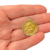 Vintage 14K Saint Joseph Pray For Us Charm Pendant