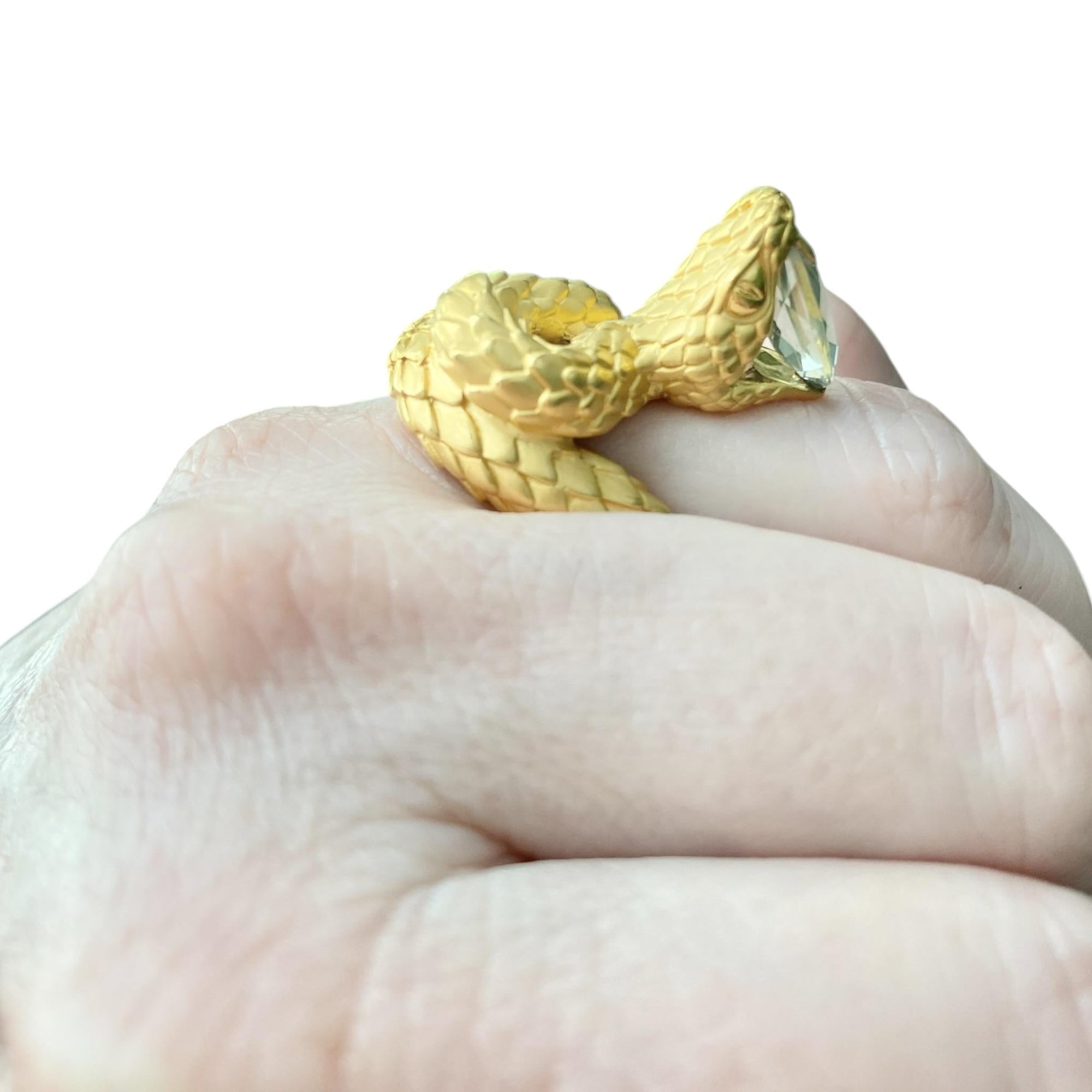 Carrera y Carrera 18K Yellow Gold Snake Ring