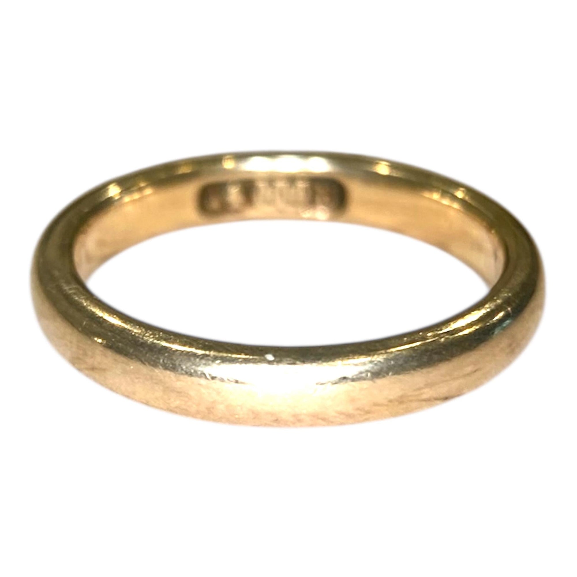 Vintage 14K Yellow Gold Wedding Band