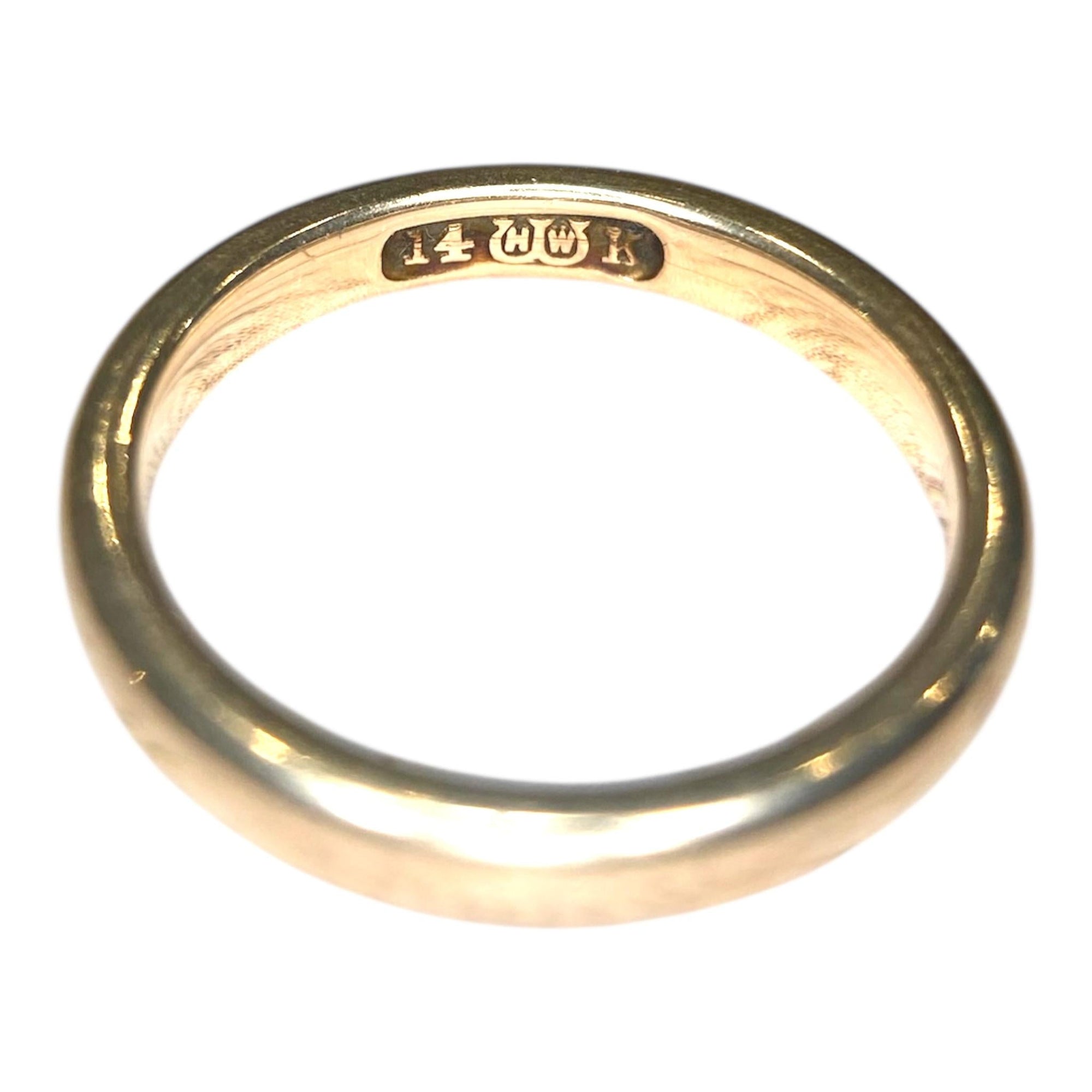 Vintage 14K Yellow Gold Wedding Band
