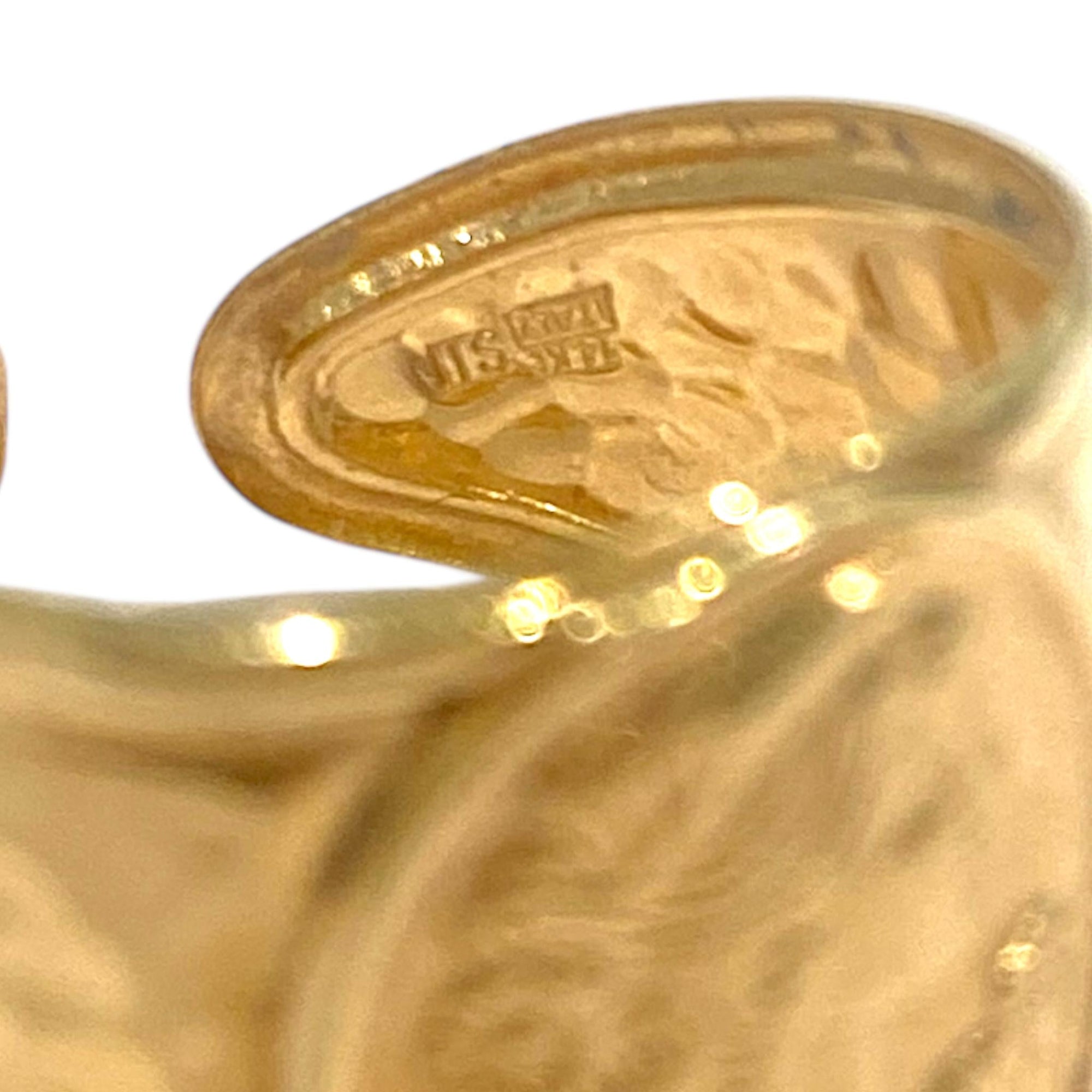 Vintage 14K Yellow Gold Cigar Band Ring