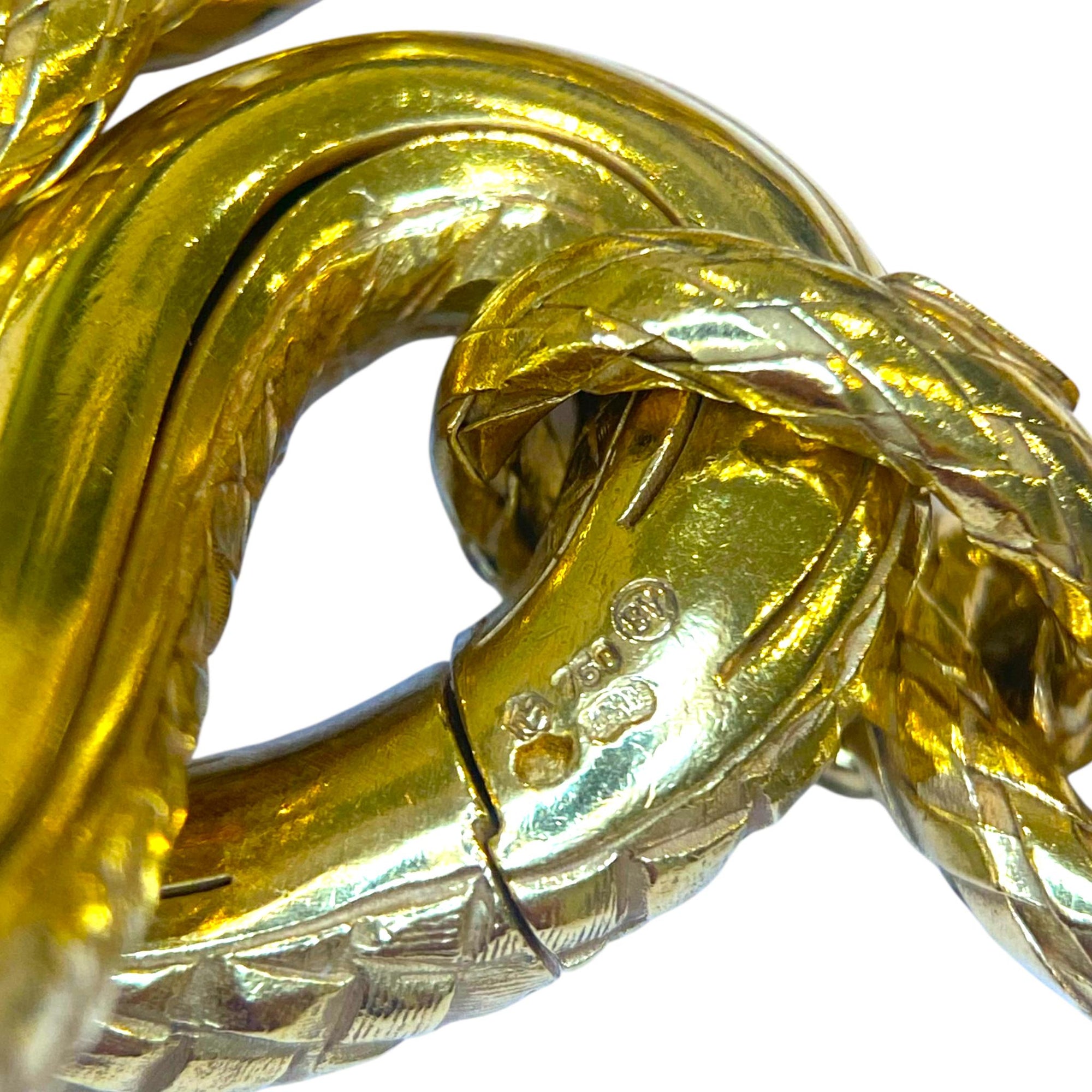 Bottega Veneta 18K Yellow Gold Torcello Bracelet