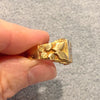 Vintage 14K Gold "M" Initial Ring