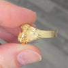 Vintage 14K Yellow Gold Lion Head Ring