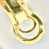 Vintage Hermes Paris 18K Yellow Gold Pave Diamond Earrings