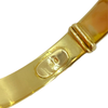 Portuguese 19K Gold Sapphire Emerald and Diamond Hinged Cuff Bracelet