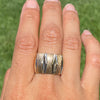 Vintage 14K Gold Wide Band Ring