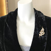 Ming's Hawaii Vintage 14K Yellow Gold Pearl Cluster Brooch