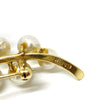 Ming's Hawaii Vintage 14K Yellow Gold Pearl Cluster Brooch
