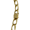 Vintage 14K Yellow Gold Large Open Curb Links Bracelet