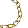 Vintage 14K Yellow Gold Large Open Curb Links Bracelet