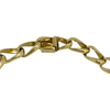 Vintage 14K Yellow Gold Large Open Curb Links Bracelet