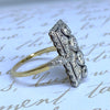 Estate 14K Gold Art Deco Diamond Ring