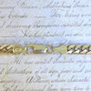Vintage 14K Yellow Gold 24 Inch Curb Link Chain Necklace