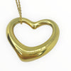 Tiffany & Co. Elsa Peretti 18K Yellow Gold Open Heart Pendant Necklace